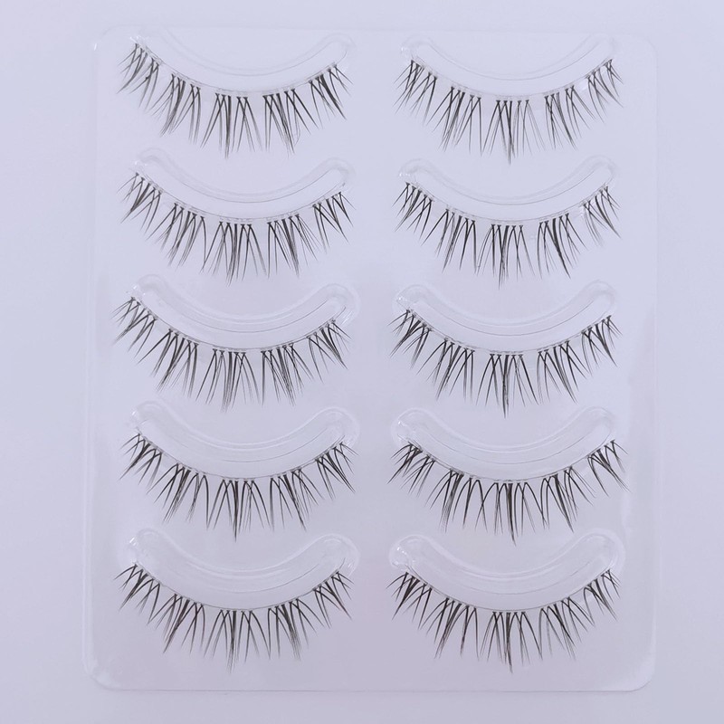 Bodermincer KT19 False Eyelashes, Natural Top Eyelashes, Popular, Handmade, Actress