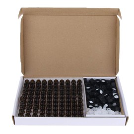 SDENSHI Paquete de 100 botellas de aceite esencial de vidrio ámbar de 1 a 3 ml, reductor de agujeros y tapa de rosca, 1 ml