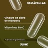 Vinagre de Manzana Orgánico Flow Products 90 cápsulas 500 mg                                                                                          