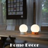 WEILAILUX Small Cute Cordless Table Lamp Rechargeable, Battery Operated Shower