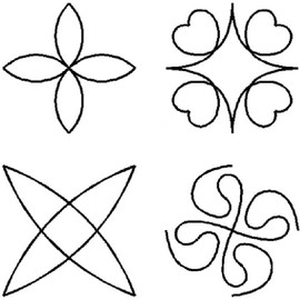 2" Connecting Blocks Quilting Stencil by QCI - EK40