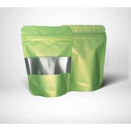 Cyan Mylar Bags 3.5g Smell Proof Packaging x100