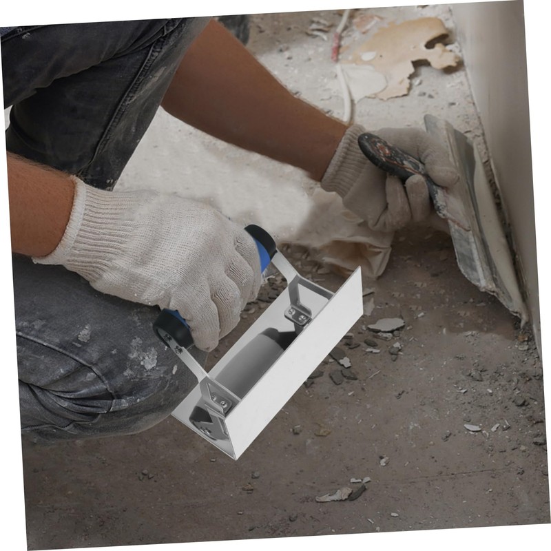 TEHAUX Outside Corner Trowel Stainless Steel Drywall Tool for Mudding