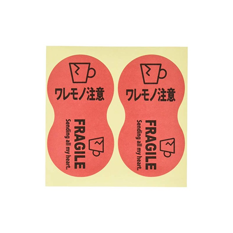 Delivery Seal waremono Attention fragile (X 100 Sheets) Fra – 1S