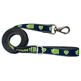 Cycle Dog Washington Bottle Opener Dog Leash (6 Feet) - No Stink Waterproof Leash for Dogs & Puppies/Easy to Dry/Indestructible for Aggressive Chewers/Made in USA with Recycled Material