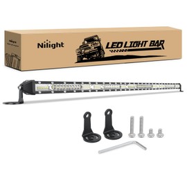Nilight Slim LED Light Bar 40 Inch 104LED Single Row Spot Flood Combo Fog Lights Driving Light Work Lights Roof Bumper Lamp Offroad Lighting for 4x4 Trucks SUV ATV UTV