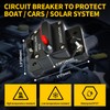 Bolipoeq 250Amp Circuit Breaker DC 12V-48V for Marine Boat Trolling