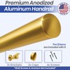 4FT Aluminum Handrail Kit for Indoor/Outdoor Stairs – (2–18 FT