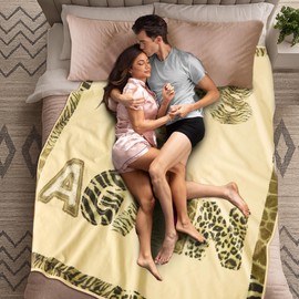 Waterproof Blanket for Bed Intimacy, Love Blanket for Couple,Lover,Incontinence Bed Pad, Super Soft Throw Blanket,Reversible & Machine Washable Waterproof for Sofa,Couch 80 * 90 Inch