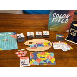 25th Century Games Colorfield Abstract Painting Board Game for 2 to 4 Players Fast Gameplay