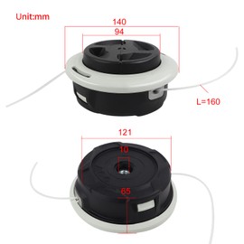 FLYPIG C26-2 Trimmer Head 4002 710 2169 for Stihl FS55 FS56 FS70 FS80 FS85 FS87 FS89 FS90 FS91 FS94 FS100 FS111 FS120 FS130 FS131 FS240 FS250 FS260R FS460R Electric Trimmers Weed Trimmers