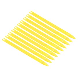 PATIKIL Netting Needle Shuttles 1#, 20 Pack Plastic Fishing Net Repair Tool, Yellow