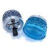Butt Bat Round Push Down Glass Ashtray with Spinning Tray