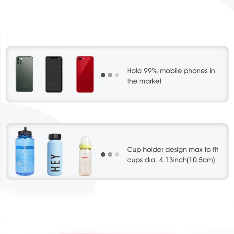 Car Cup Holder with Phone Holder Car Cup Holder Expander