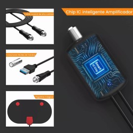Lostrain Antena De Tv Digital Para Interiores Antena Hdtv 4k 1080p