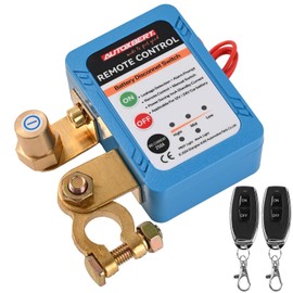 12V 240A Remote Battery Disconnect Relay w/Manual Switch - Automatic Power Shut Off for Car, Truck, Boat