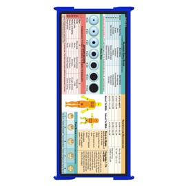 Whitecoat Clipboard® Trifold - EMT Edition (Blue, Trifold)