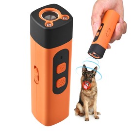 HikariBiz Ultrasonic Dog Bark Deterrent Device Stops Bad Behavior, Anti Barking, Barking Silencer, Up to 27ft, Long-Range Indoor Outdoor, Alternative to Dog Shock Collar, Painless