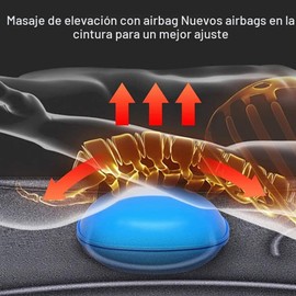 Colchoneta de Masaje con Calor y 10 Motores para Cuerpo Completo, Cuello y Piernas