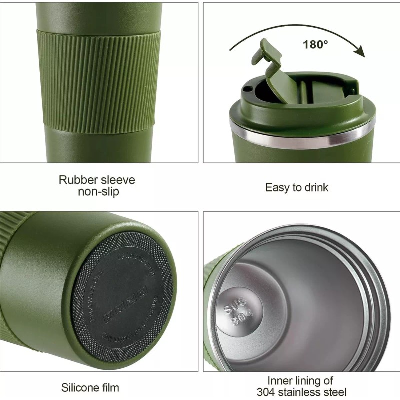 StarFly Vaso Termico De Café Portátil Taza De Viaje Al