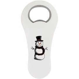'Snowman with The Carrot Nose' Bottle Opener Fridge Magnet (BO00077232)
