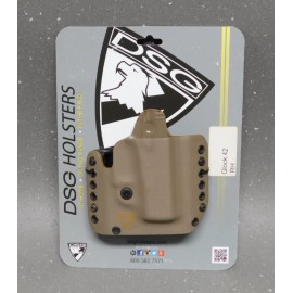 DSG RH Tan Kydex Alpha Duty Holster for Glock 42