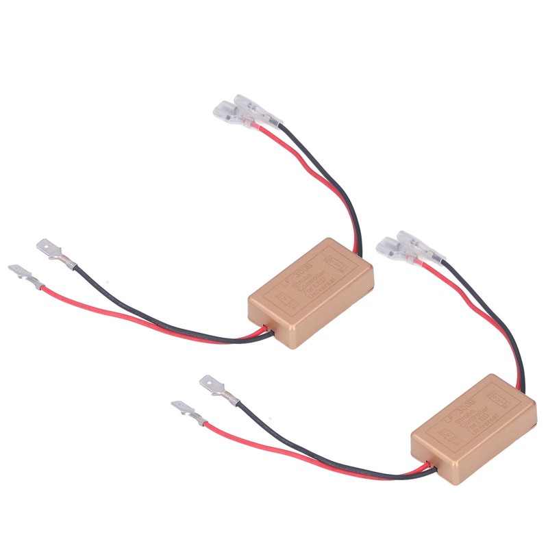 2PCS LED Strobe Controller Car Headlight Signal Light Control Flasher
