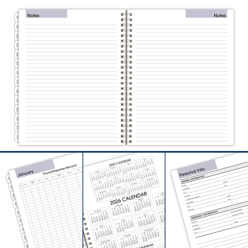 AT-A-GLANCE 2026 Planner Refill, Weekly & Monthly, 7" x 8.75",