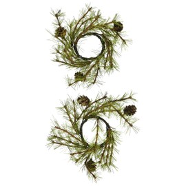 CWI Gifts 2.5"-6" Cypress Pine Taper Ring 2Pc