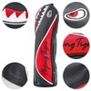 Craftsman Golf Shark Black and Red Rescue Headcover Hybrid Cover