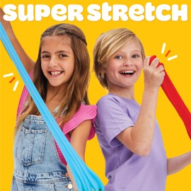Play-Doh Super Stretch Slime for Kids, 12-Pack Variety, Popular Toys, Gifts and Party Favors