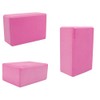 Crown Sporting Goods Bloque de Yoga grande de Espuma Rosa