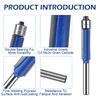 4 Pcs 1/4 Inch Shank Flush Trim Router Bit Set,
