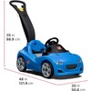 Step2 Whisper Ride Cruiser Kids Push Car, Ride On Toy,