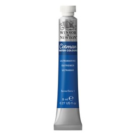 Winsor & Newton Cotman Watercolor Paint, 8ml (0.27-oz) Tube, Ultramarine