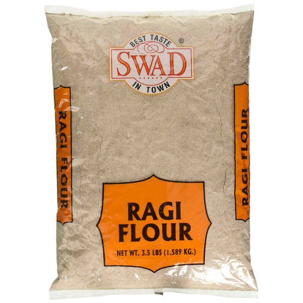 Swad Ragi (Finger Millet) Flour - 3.5 lbs/1.589 Kg.