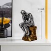 SAINWORDS The Thinker Statue Figurine Thinking Man Resin Decor Sculpture