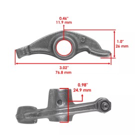 Caltric 2 Camshaft Valve Rocker Arm for Honda CRF150F 2003 - 2005 / CRF230F 2003 - 2019