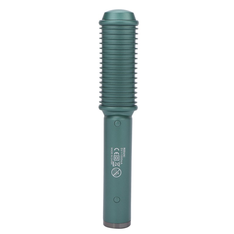 USB Hair Straightener Brush Comb Temperature Adjustable Hair Straightening Brush