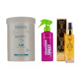 Salerm 21 1k + Antifrizz Straightening 250m + Arganology 60m