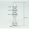 Praxia Jewelry, 3 Tiers, Plug, Pink, Maximum Diameter 1.1 inches
