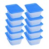 Food Storage Containers with Lids(45.6 Ounce,10 Pack) - Plastic Containers