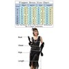 FUNDAISY 20s Flapper Gatsby Sequin Beaded Evening Cocktail Dress with