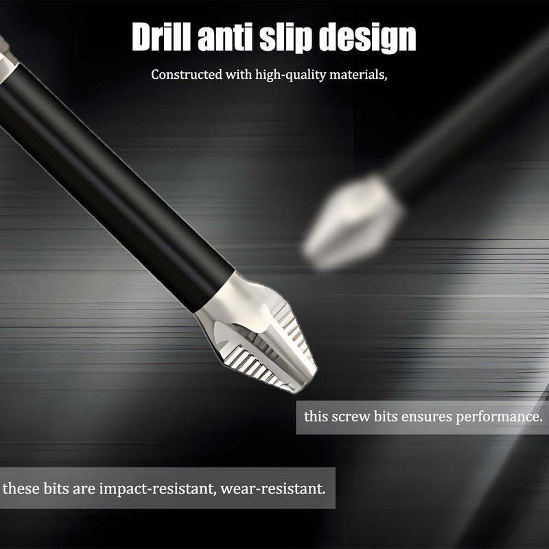 12Pcs High-Magnetic Screwdriver, High Magnetic Screwdriver Drill Bit Set, Strong