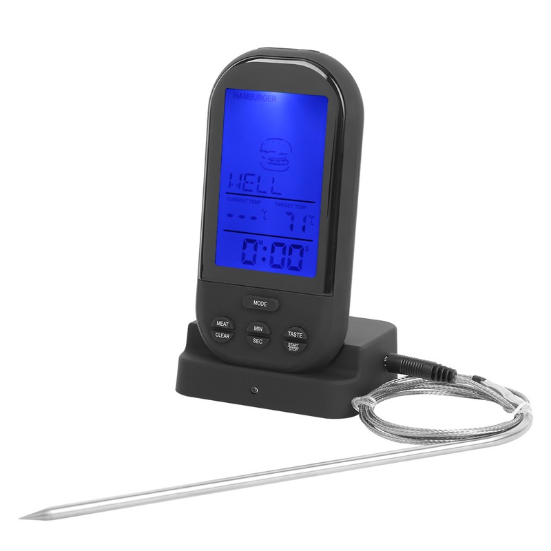 Wireless Meat Thermometer Digital Grill Thermometer for Household Oven Cooking