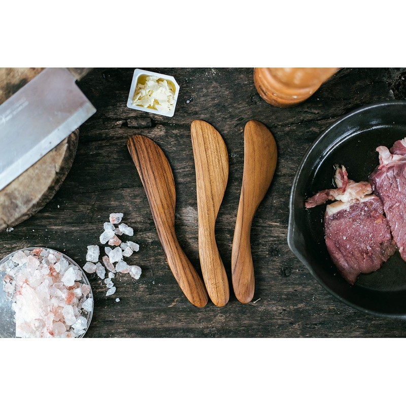 FAAY 7.5" Butter Spreaders, Eco-Friendly Condiment and Sandwich Knife from