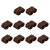 PATIKIL Elastic Belt Keepers, 10 Pack Strap Organizers Web Belt