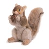 Hansa Brown Squirell with Nut Plush, 9"