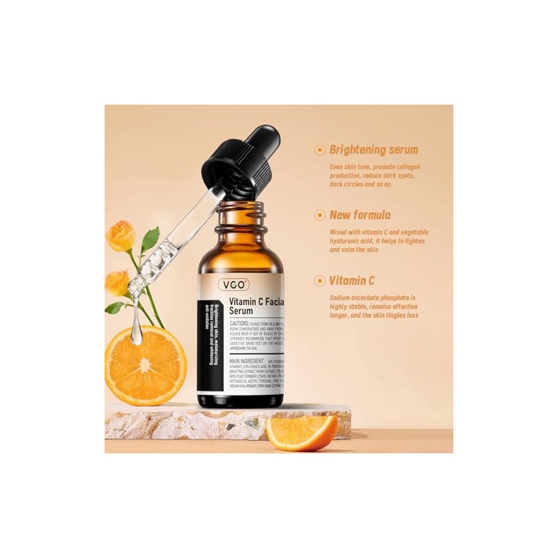 VGO - Suero facial con vitamina C y vitamina E,