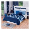 Colchas Concord Cobertor Ultrasuave Edimburgo Cama Matrimonial Azul Concord